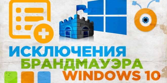 Как добавить программу в исключение брандмауэра Windows 10