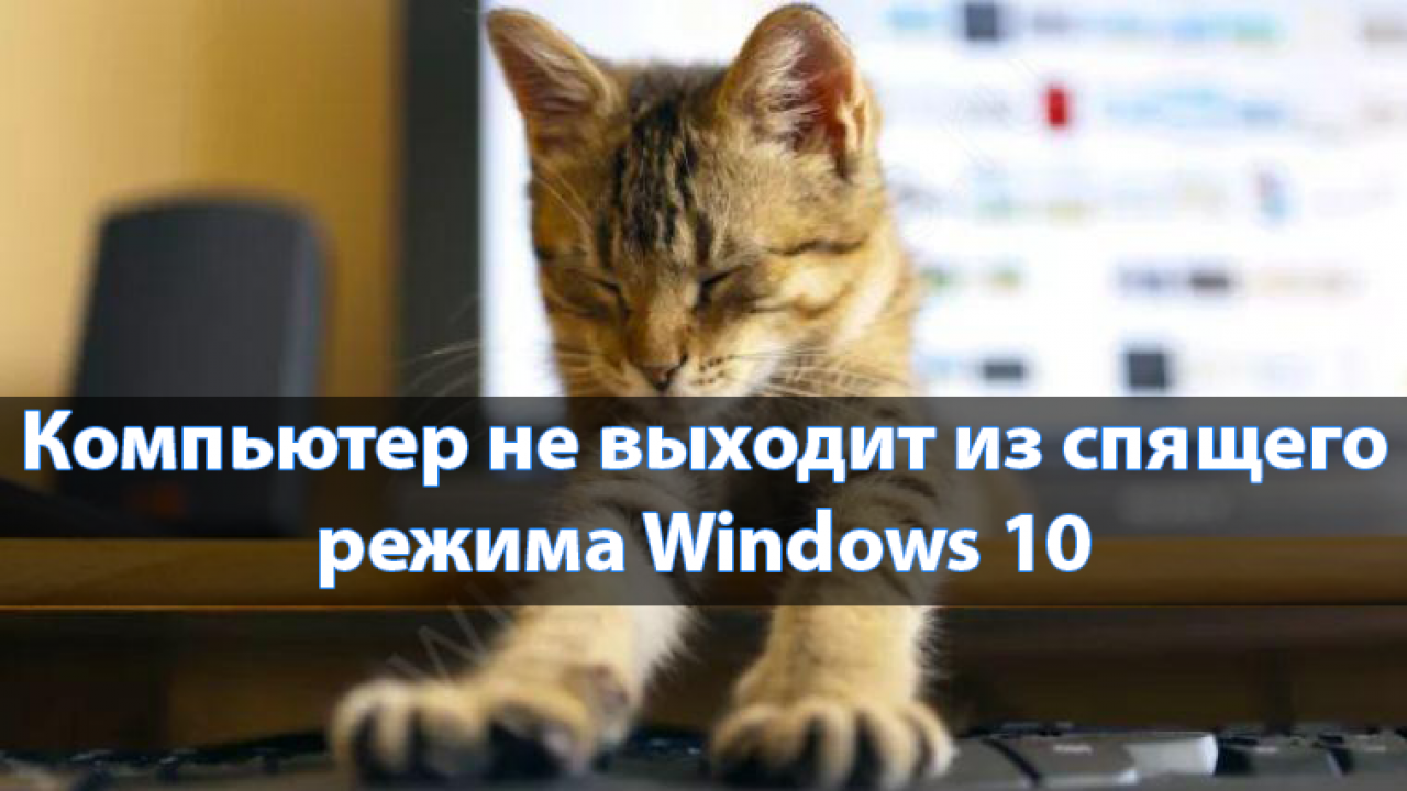 Компьютер не выходит из спящего режима Windows 10 - Windd.pro