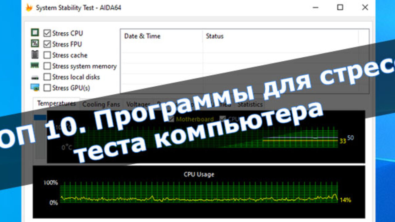 ТОП 10. Программы для стресс теста компьютера - Windd.pro