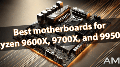 Best motherboards for Ryzen 9600X, 9700X, and 9950X