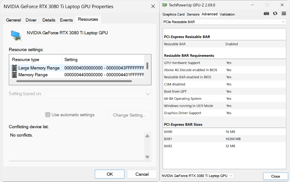 How to Verify That Resizable BAR Is Enabled